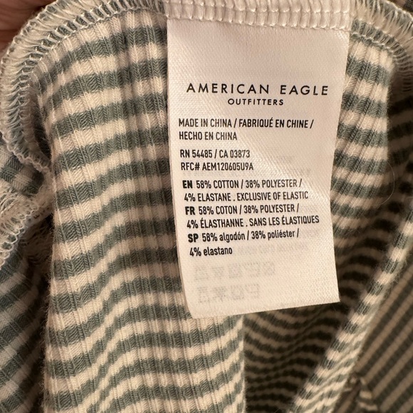American Eagle Striped Sleeveless Tiered Dress - Picture 5 of 6